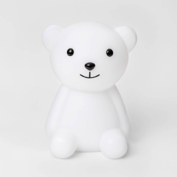 Pillowfort Other - Bear Nightlight White/Black - Pillowfort